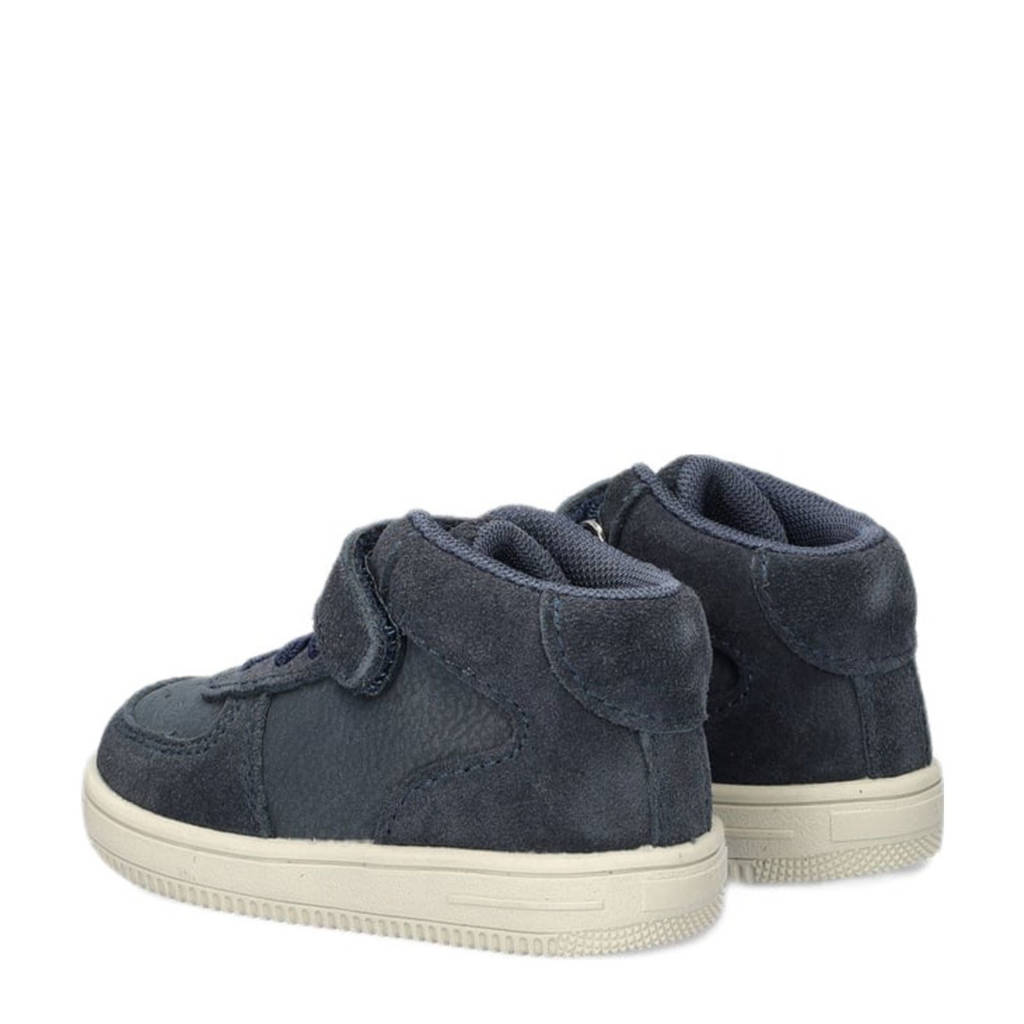 Nelson Kids suède sneakers donkerblauw