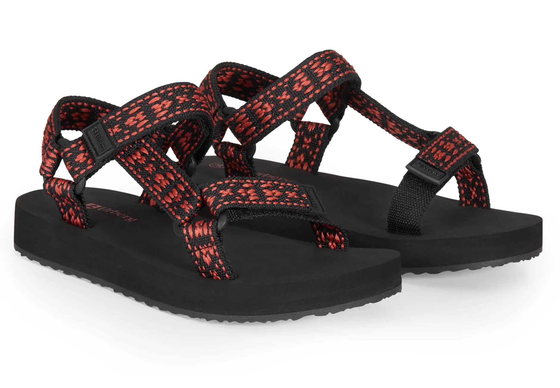 Urberg Kid´S Sandal Black/Tandori Spice