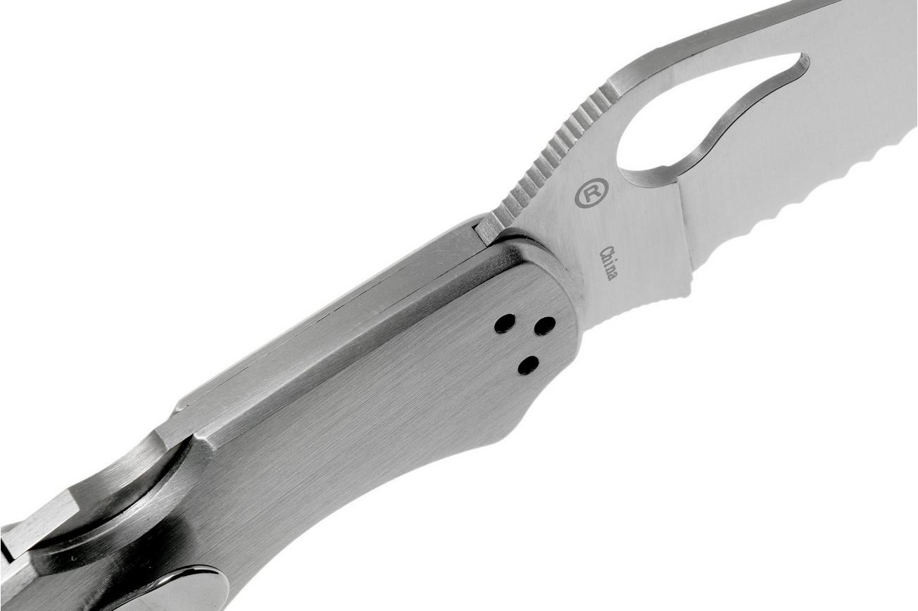 Spyderco Byrd Harrier 2 Stainless BY01PS2 partly serrated zakmes