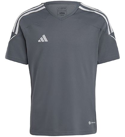 adidas Performance T-Shirt - TIRO 23 JSY Y - Grau/Weiß