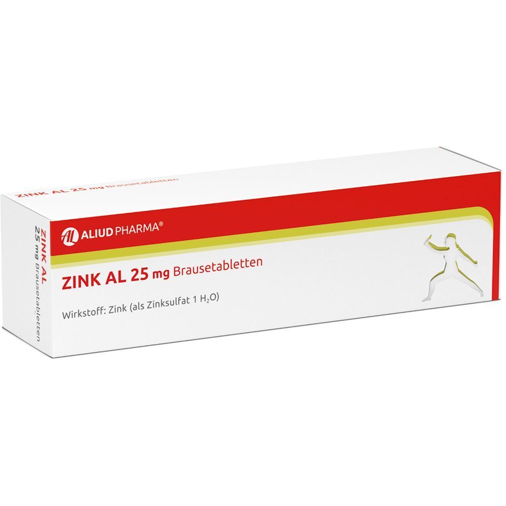 Zink AL 25 mg Brausetabletten bei Zinkmangelzuständen