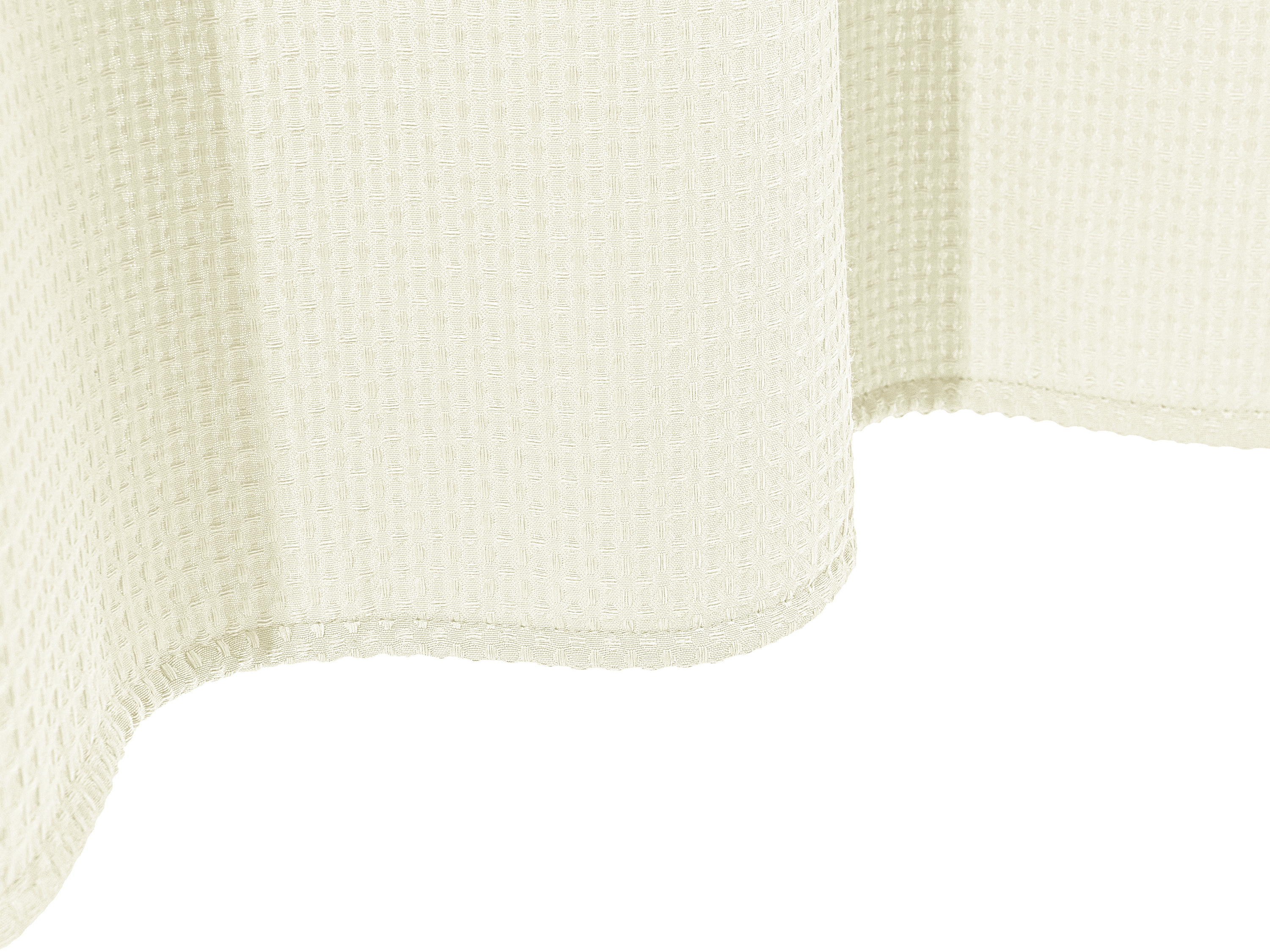 Duschvorhang 182 x 182 cm Waffel beige