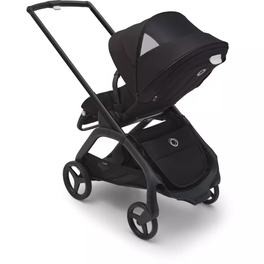 bugaboo Kinderwagen Dragonfly Complete BlackMidnight Black, 3 in 1 Travel System