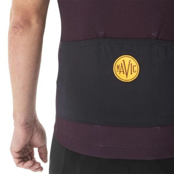 Maillot vélo MAVIC HERITAGE JERSEY AUBERGINE BLACK