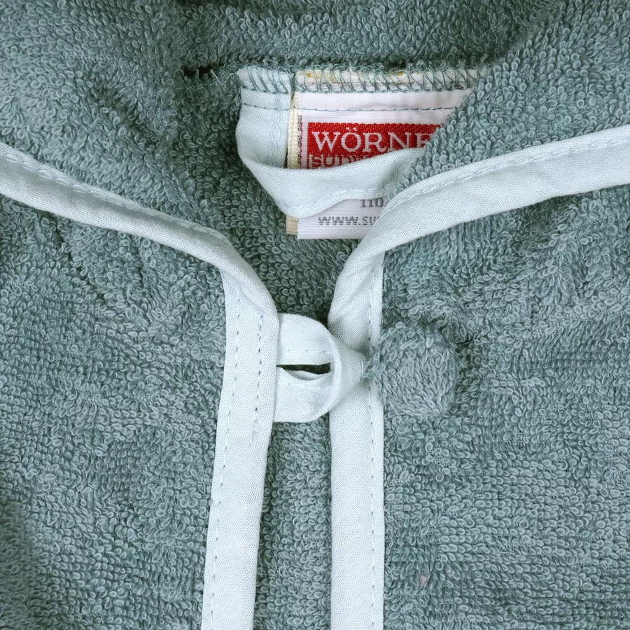 WÖRNER SÜDFROTTIER Bademantel Igel blau