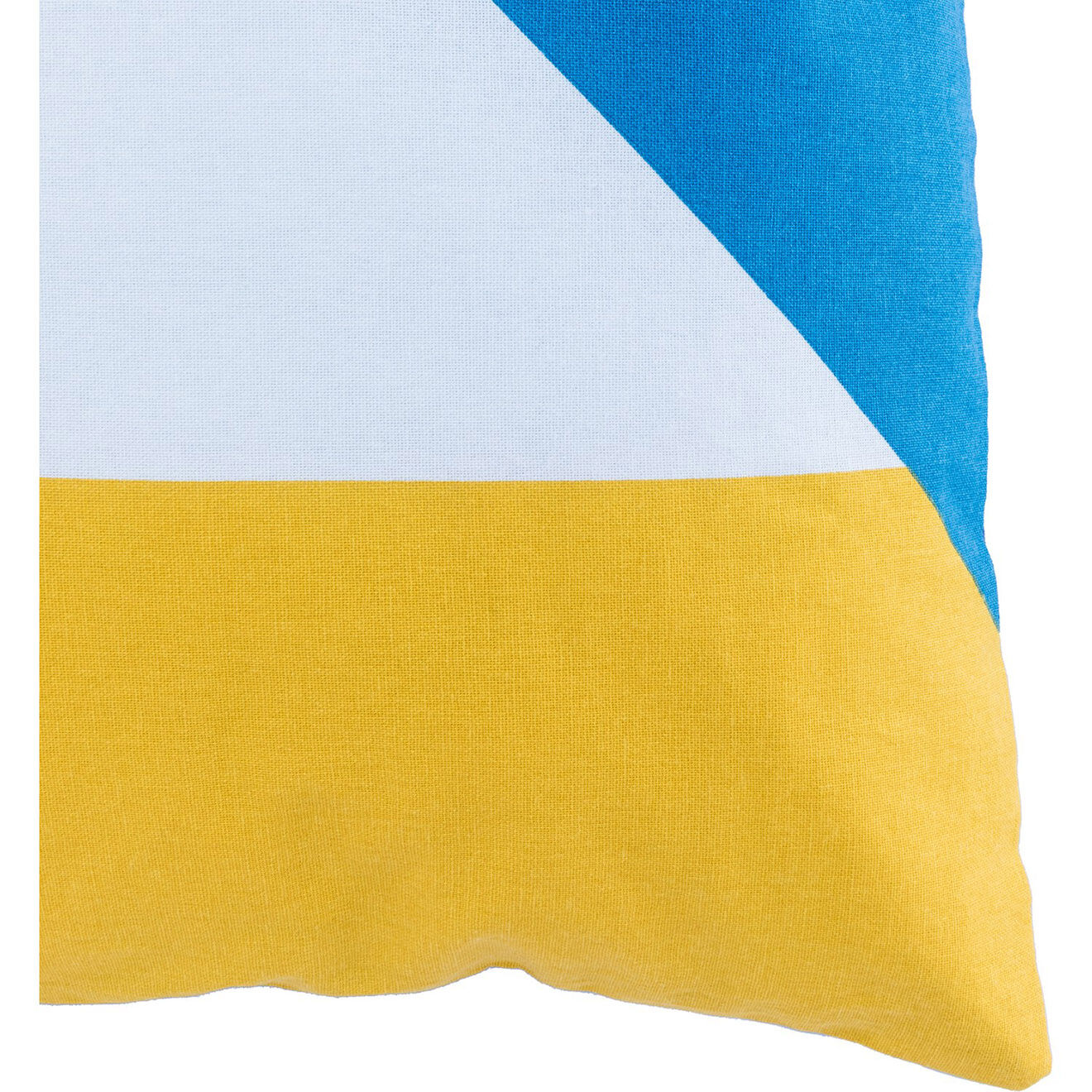 Febronie Housse de coussin d'extérieur Colorblock jaune - 60x40 cm