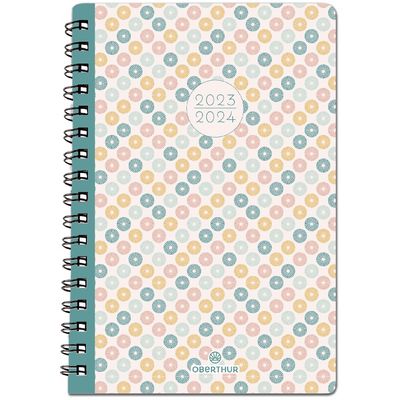 Agenda à spirale Graphik 15 - 1 semaine sur 2 pages - Ethnic - Oberthur