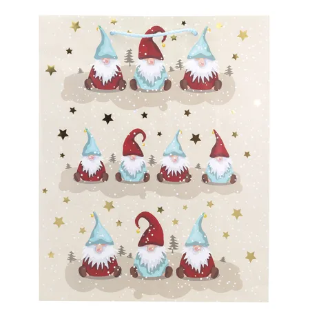 Idena GeschenktascheWichtel L FSC-Mix