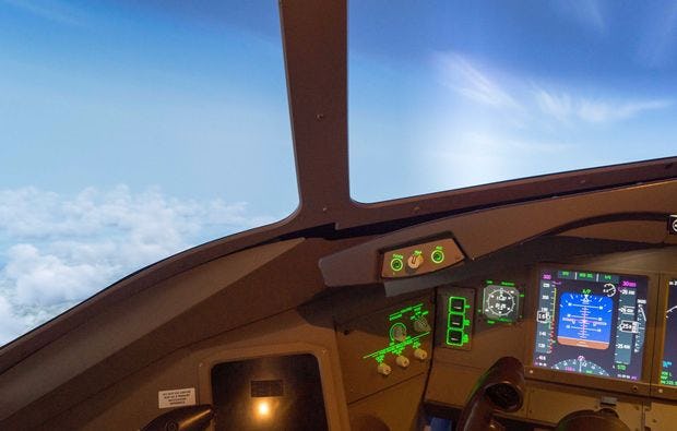 Flugsimulator Boeing 777 in Zürich als Geschenk