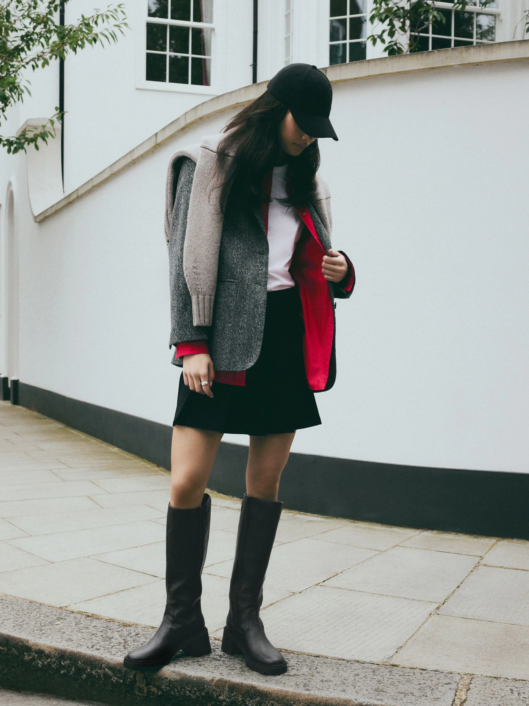 Zwart - Forever Comfort® Chunky Heeled Round Toe Knee High Boots