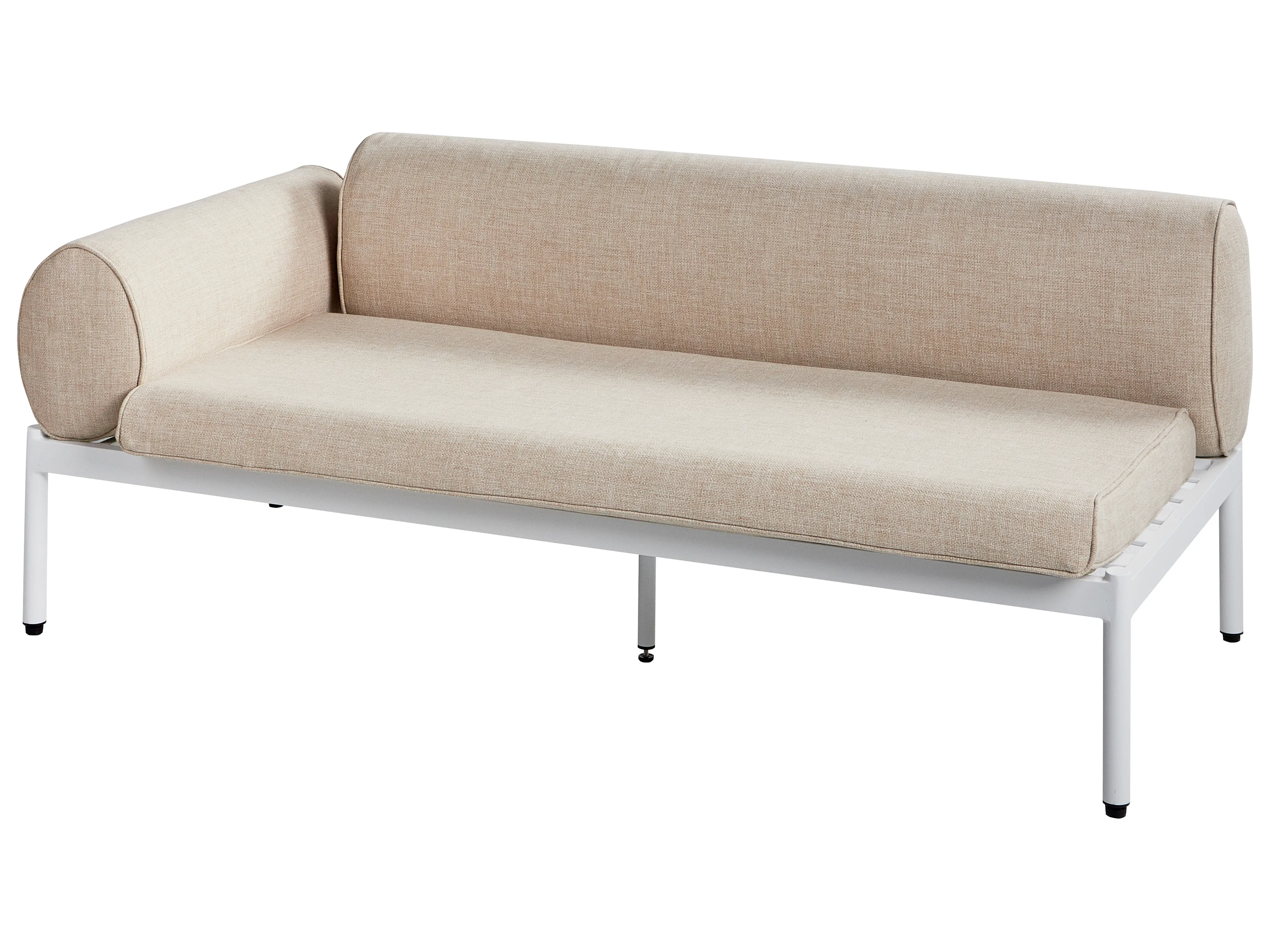 Tuin hoekloungeset met tafel 5-zits RASIGLIA linkszijdig Metaal Beige