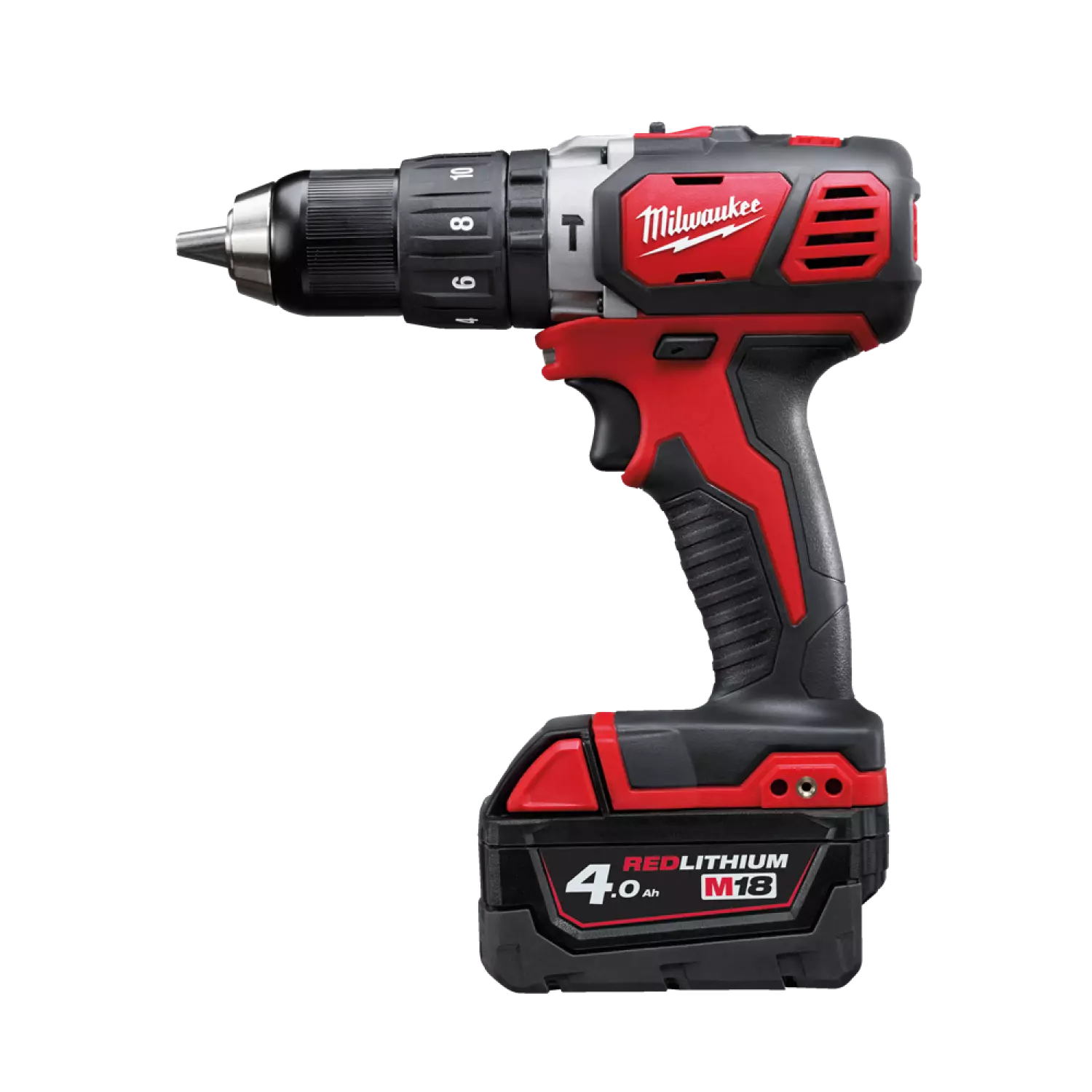 Milwaukee M18 BPD-402C 18V Li-Ion accu klopboor- /schroefmachine set (2x 4.0Ah accu) in koffer