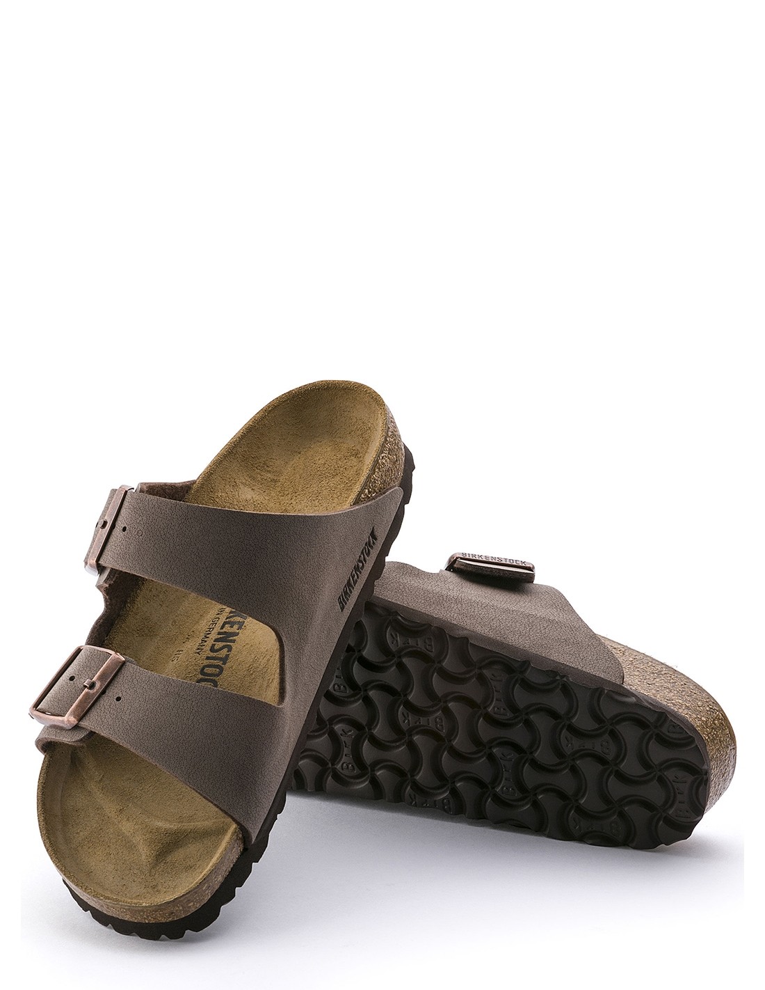 birkenstock Mules homme arizona cuir mocca marron