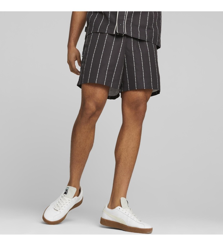 Puma Short Team Woven 6 preto