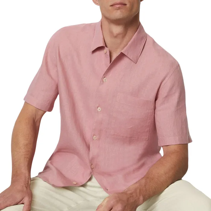 Marc O'Polo Camp Collar Linen Overhemd Heren