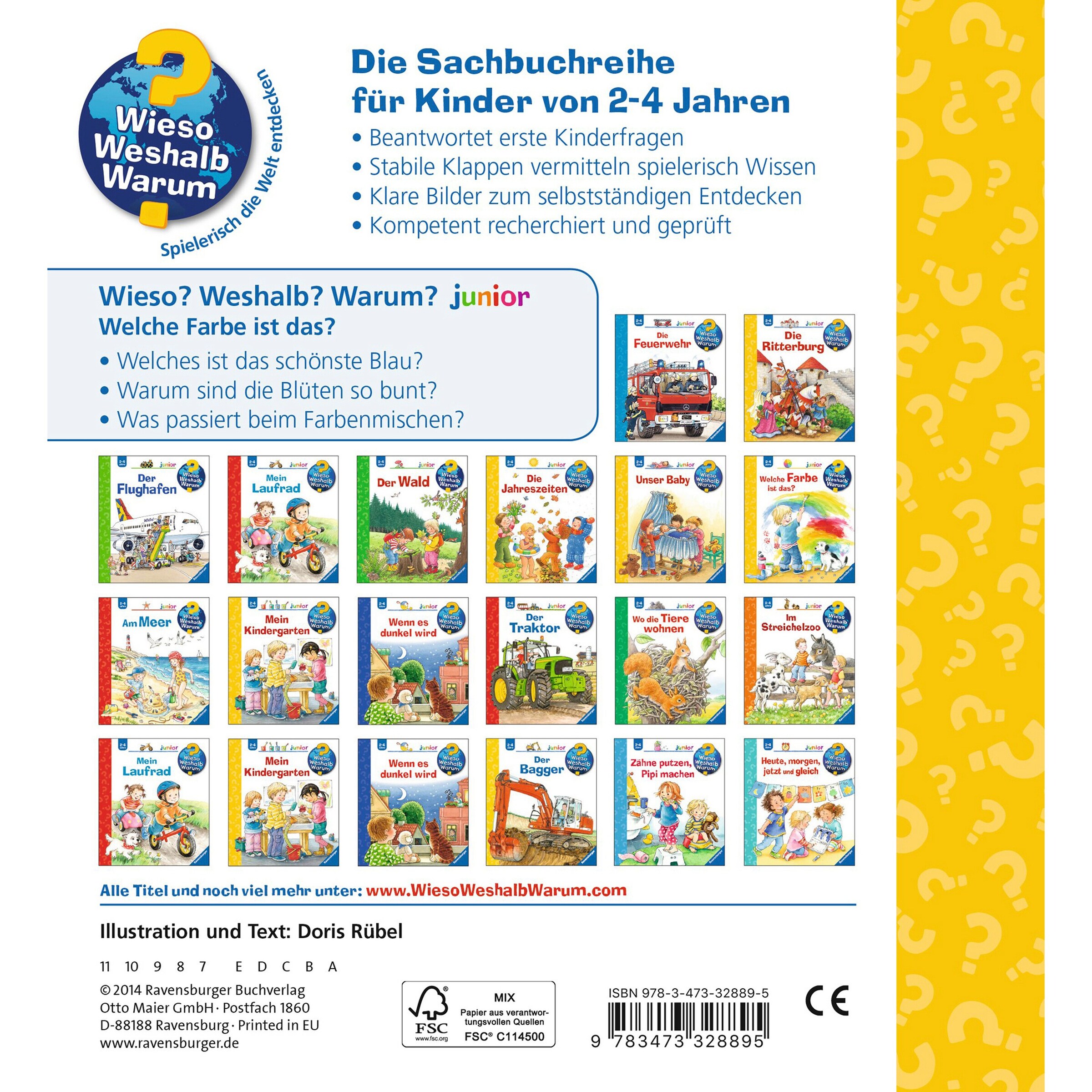 Ravensburger - WIESOWESHALBWARUM Sachbuch Welche Farbe ist das?