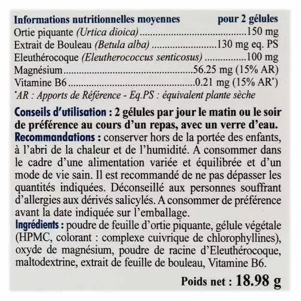 NutriExpert SoluCrampes 60 cápsulas vegetais