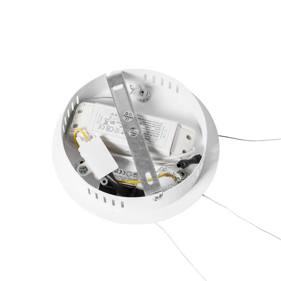 Qazqa hanglampen anello wit geïntegreerde led