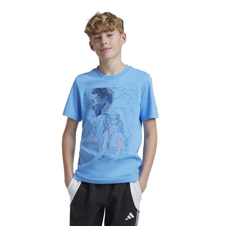 adidas T-Shirt Messi Graphic - Bleu Enfant