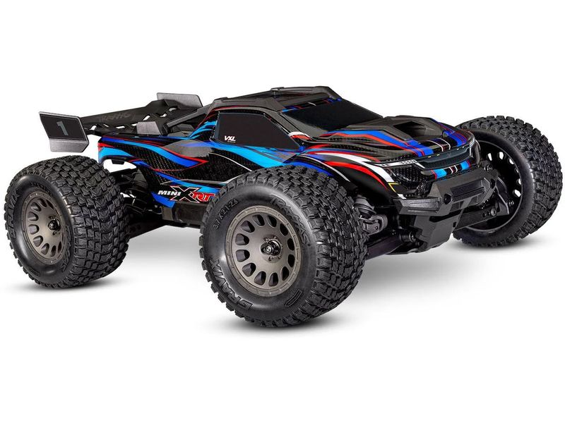 Traxxas Monster Truck Mini XRT RTR Blau Kompakter 1:16 Monster-Truck mit 3S Brushless-Power