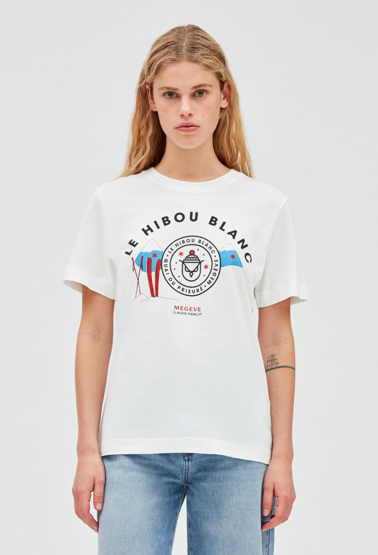 T-shirt Le Hibou ecru
