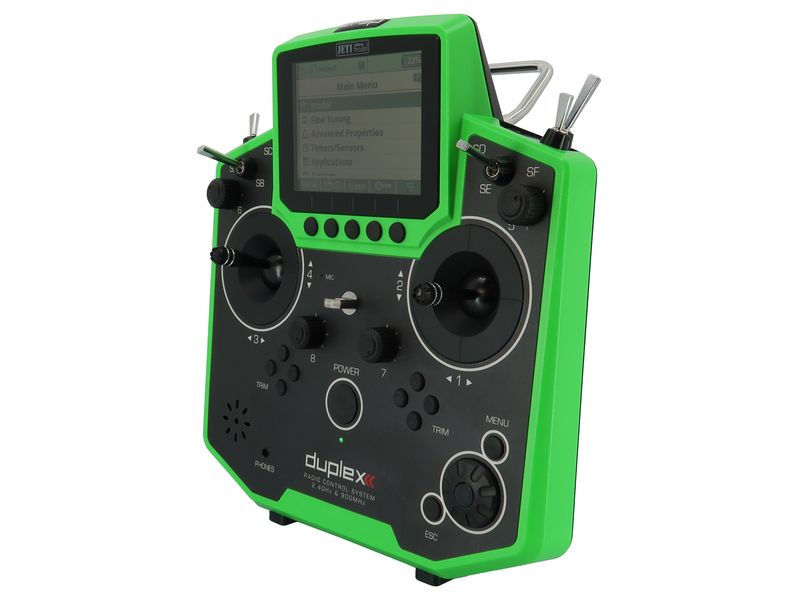 Jeti Fernsteuerung Duplex DS-12 EX Grün Handlicher Jeti Duplex 2.4 GHz Sender