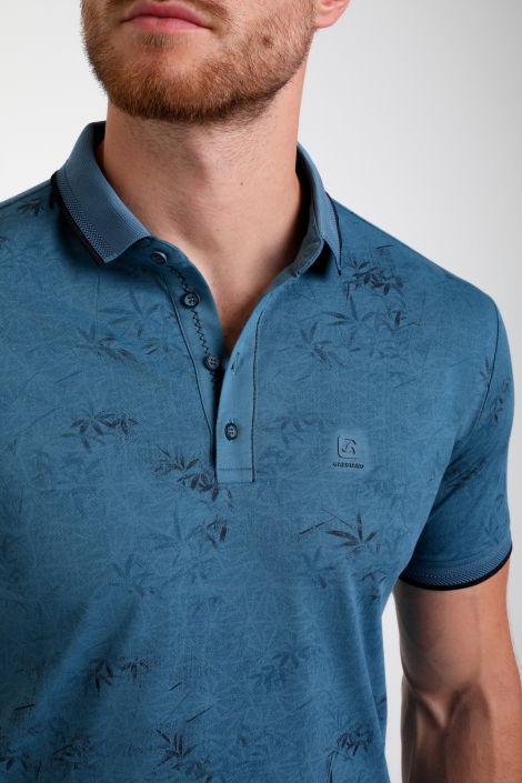 Gabbiano blauwe heren polo