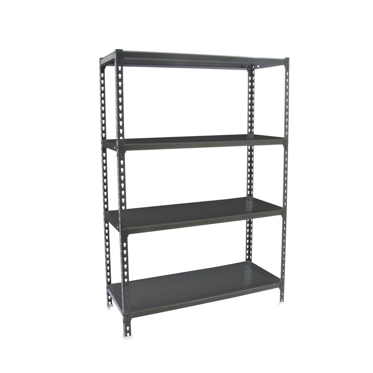 PROREGAL Heavy-Duty Plankkast Midden Metaal Shark HxBxD 150 x 80 x 40 cm Plank Draagvermogen 180 kg Antraciet