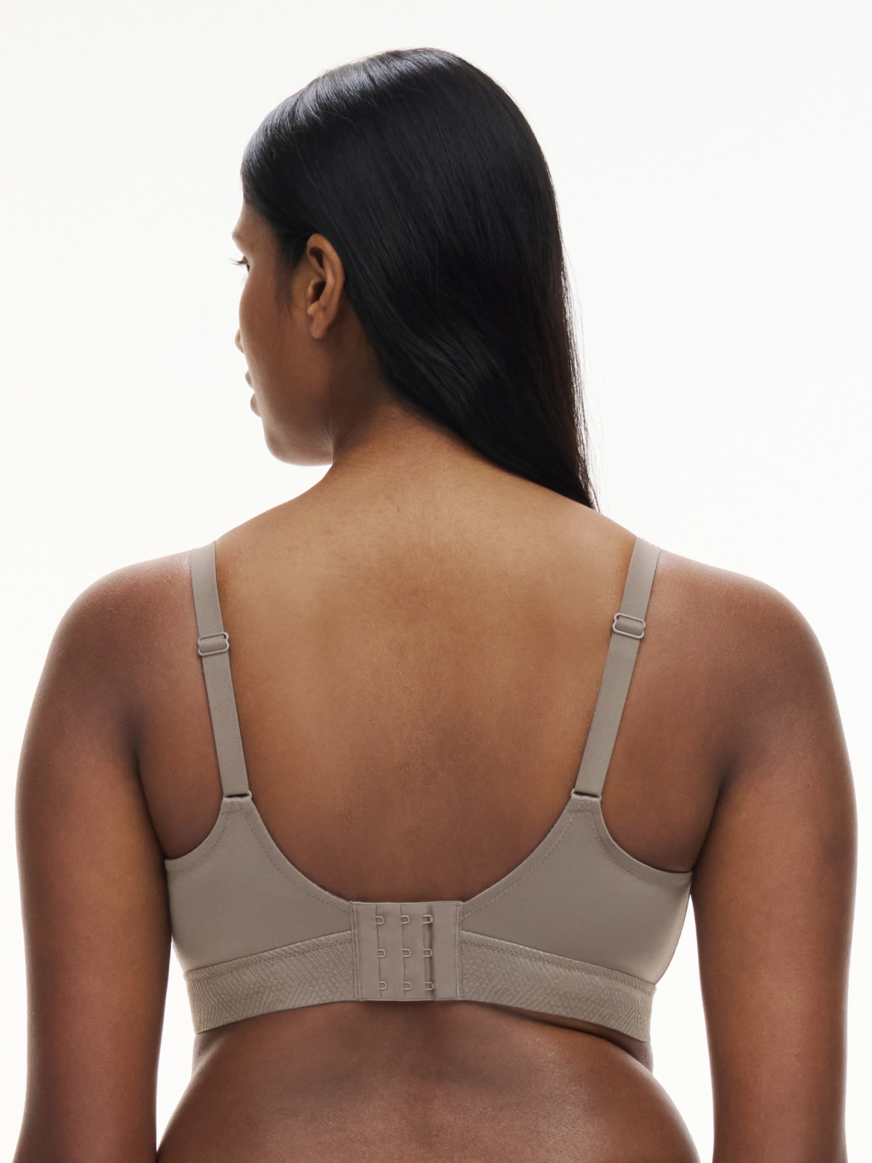 INTRIGUE - Soutien-gorge sans armature maintien broderie | Gris
