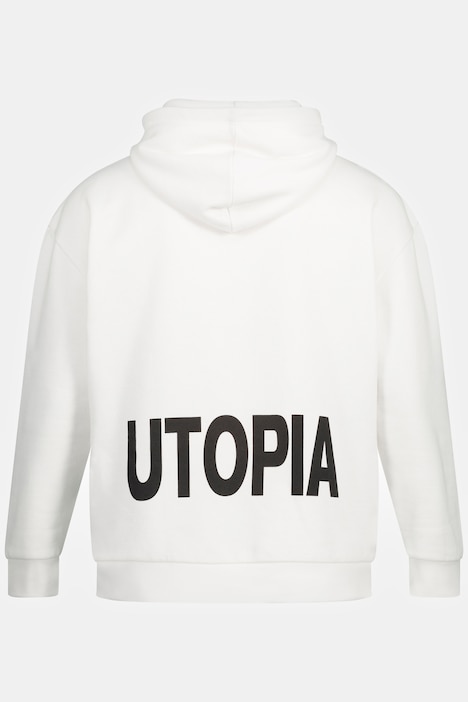 STHUGE Hoodie, Langarm, Oversize, Kapuze, Rückenprint, bis 8 XL