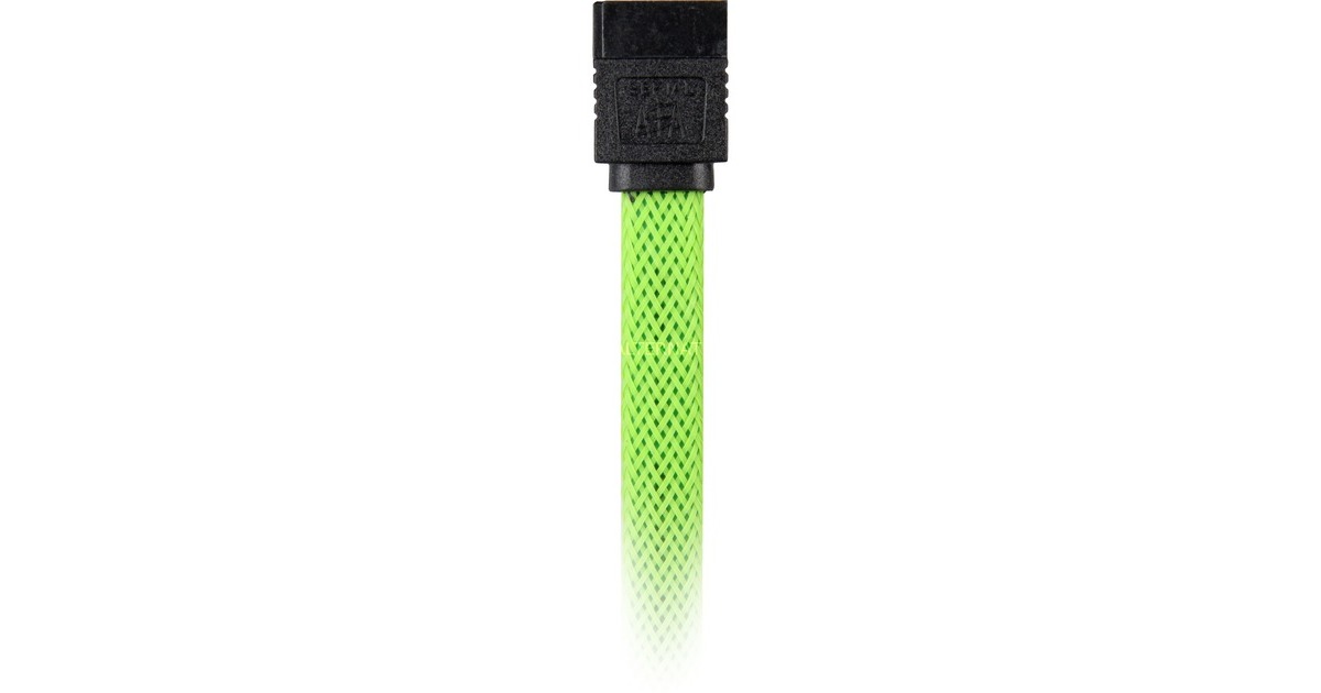 SharkoonSata III sleeve kabel  (Groen, 0,6 meter)
