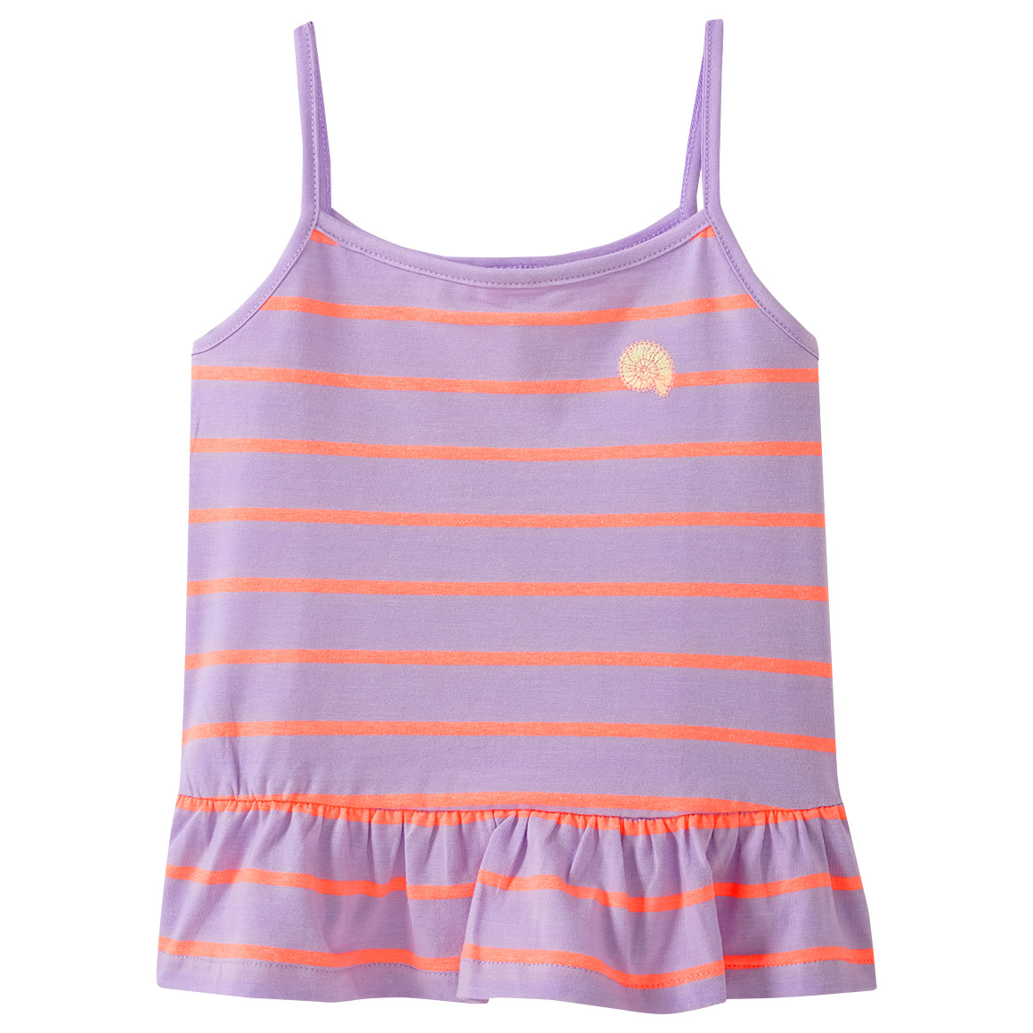 Topolino Mädchen Top mit Streifen helllila / orange