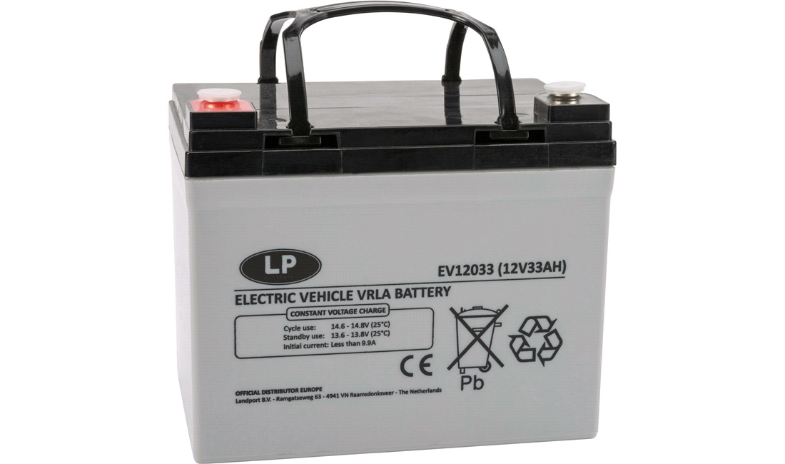 Batteri 12V-33Ah LP VRLA, e-buddy