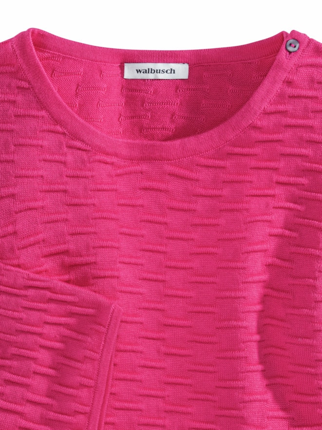 Kimono-Pullover Wellenstruktur