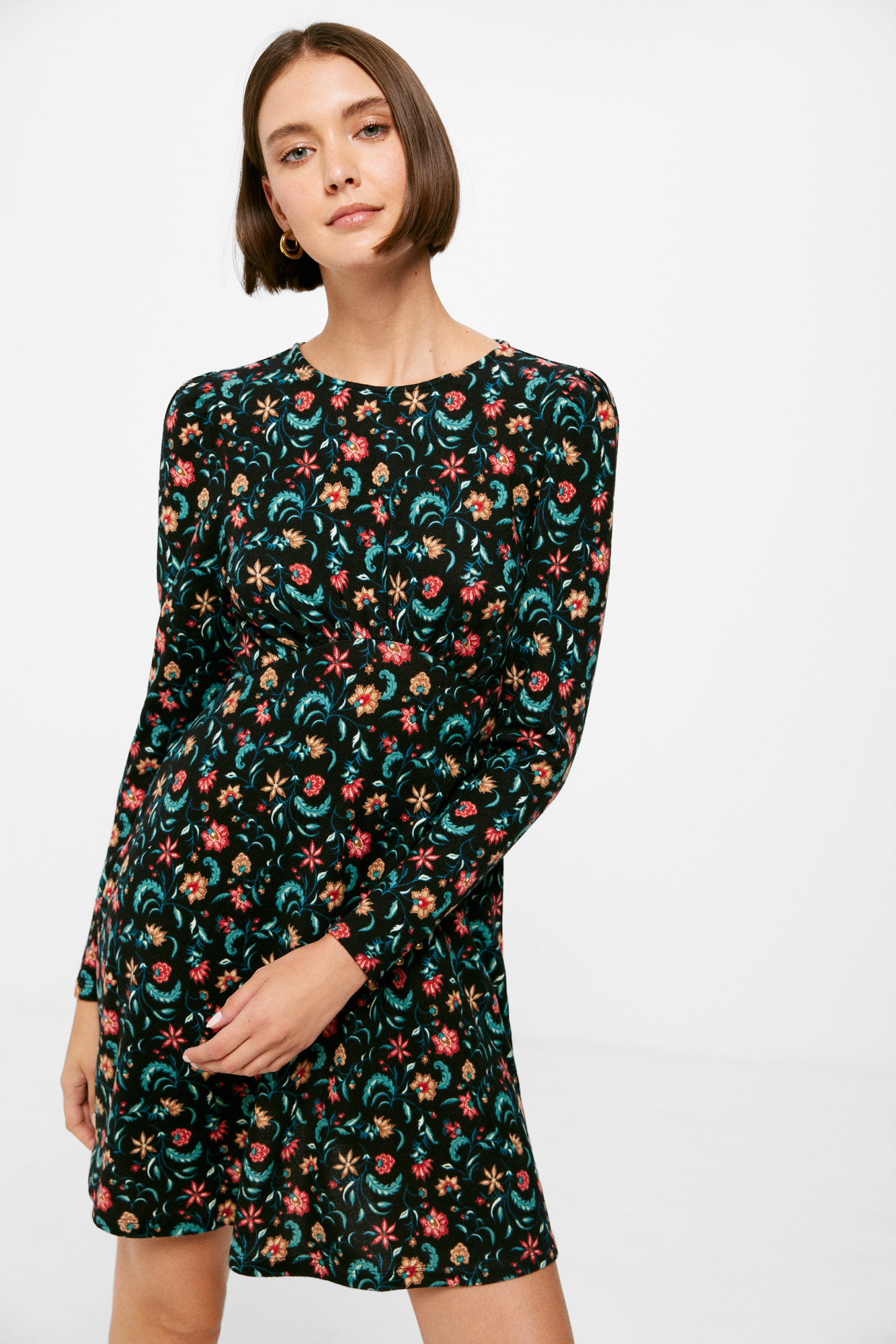 Vestido curto estampado