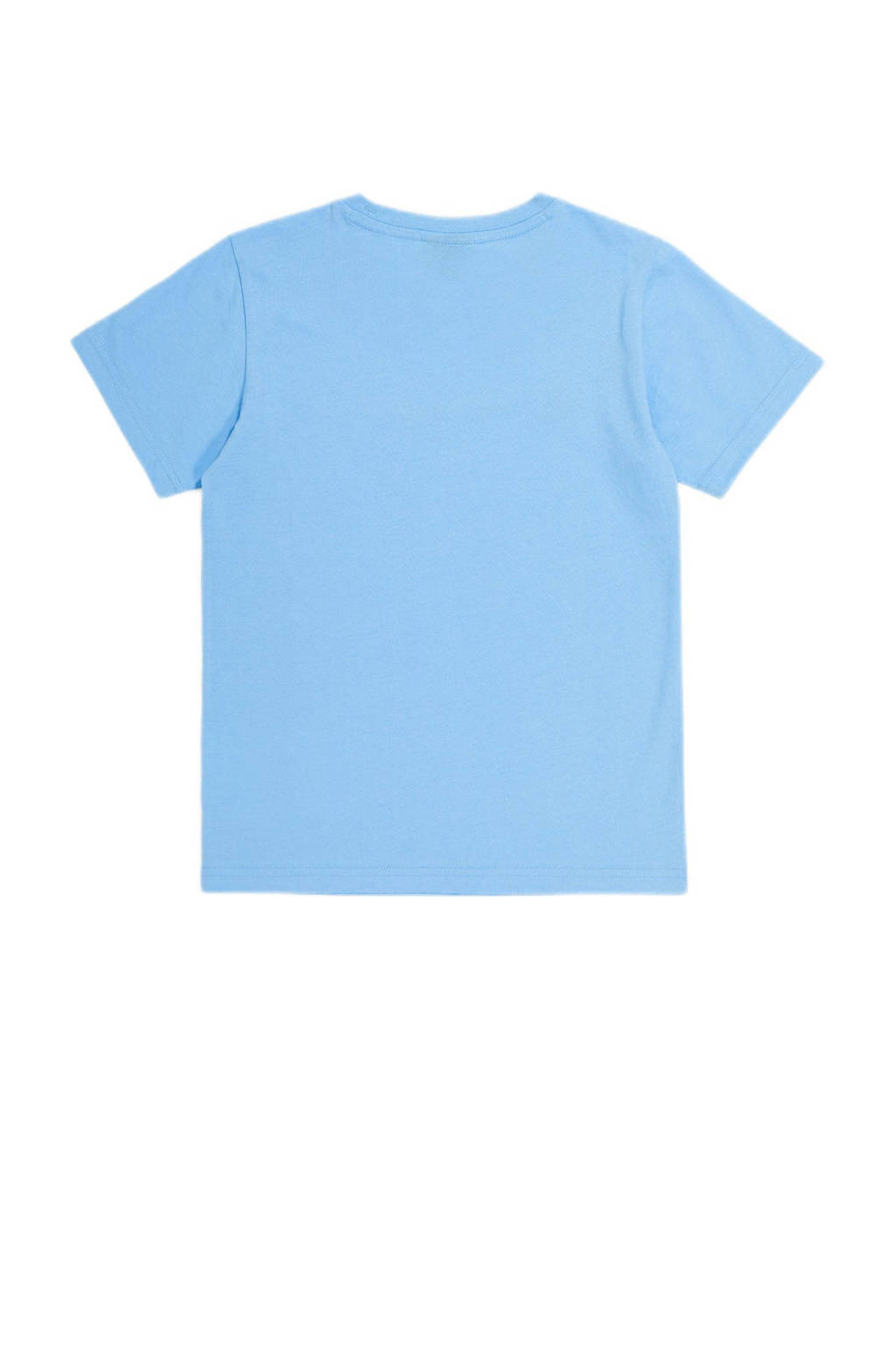 Champion T-shirt met logo lichtblauw