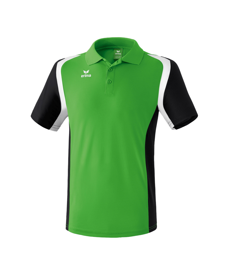 Erima Razor 2.0 Poloshirt Kids Grün Schwarz Weiss