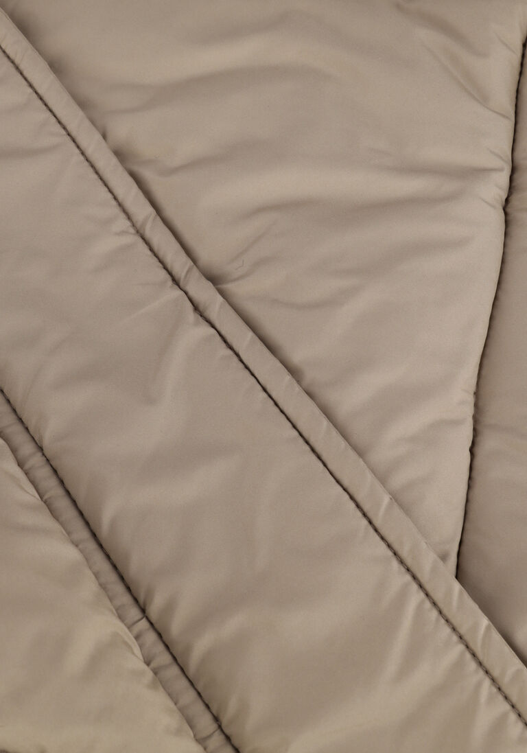NOTRE-V beige notre-v gewatteerde jas puffer diamond