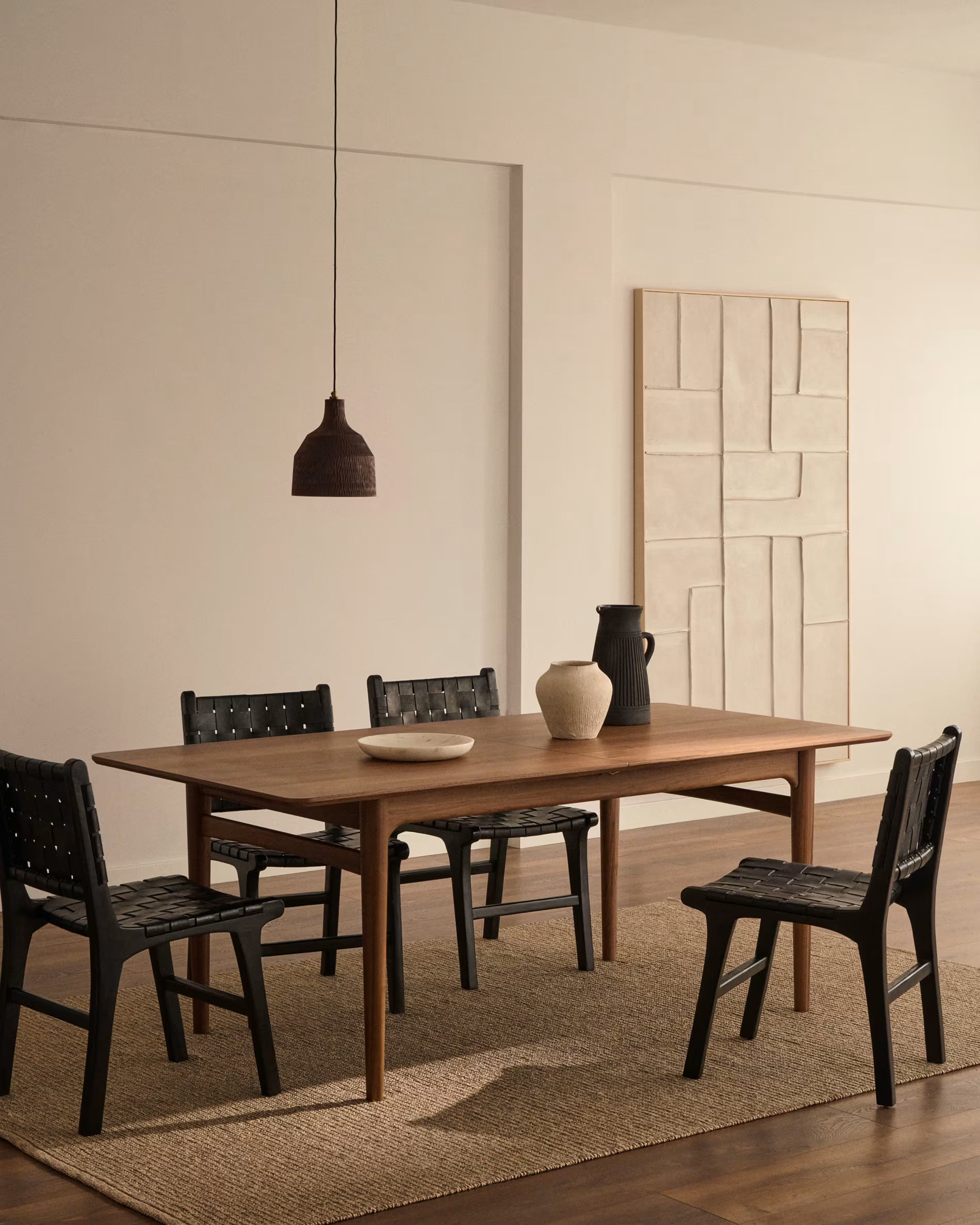 Kave Home Esstisch ELAN 200(260) x 100 cm braun