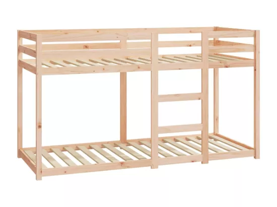 Lit superposé sans matelas 75x190 cm bois de pin massif