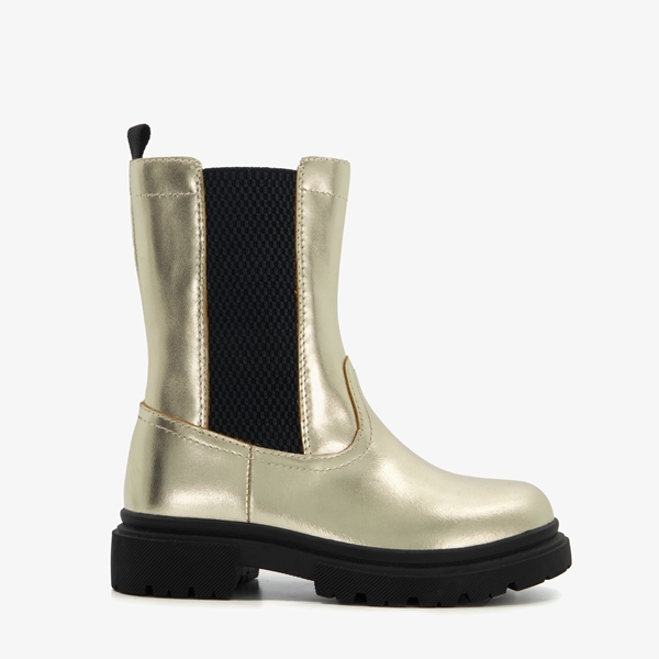 TwoDay metallic meisjes chelsea boots goud