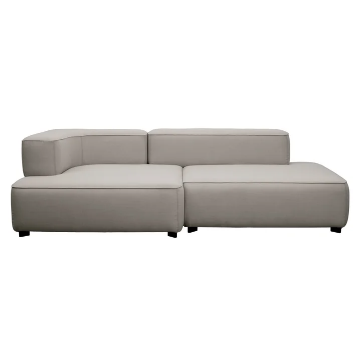 Fritz Hansen - Alphabet Ecksofa, 2-Sitzer, Armlehne links, beige (Christianshavn 1120)