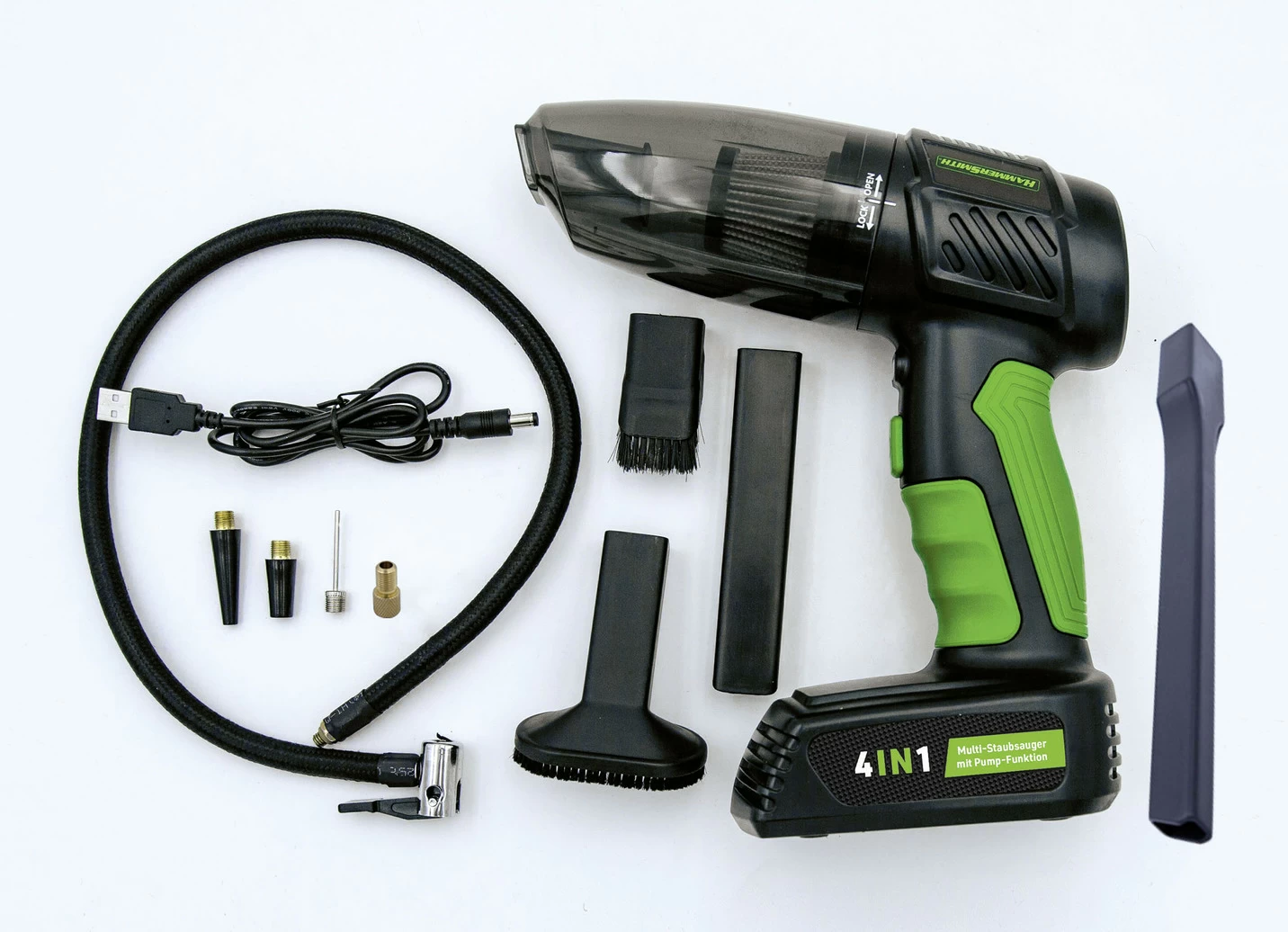 Hammersmith AirStorm 2-in-1: Akku-Sauger und Kompressor