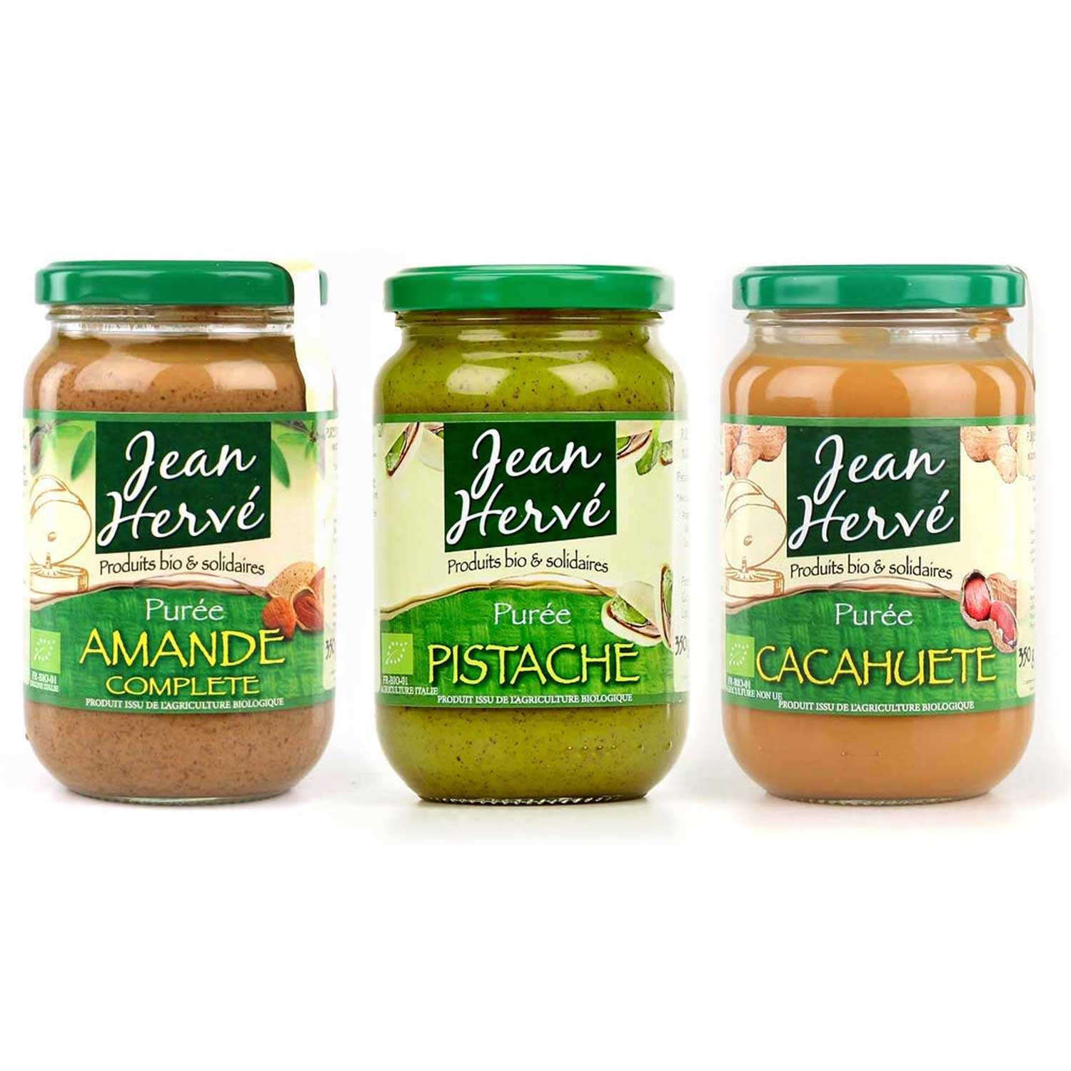 Assortiment de purées d’oléagineux Jean Hervé