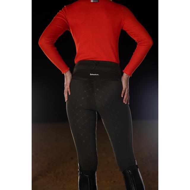 Paardrijlegging Eskadron Dynamic Flex Full Grip Donkergroen