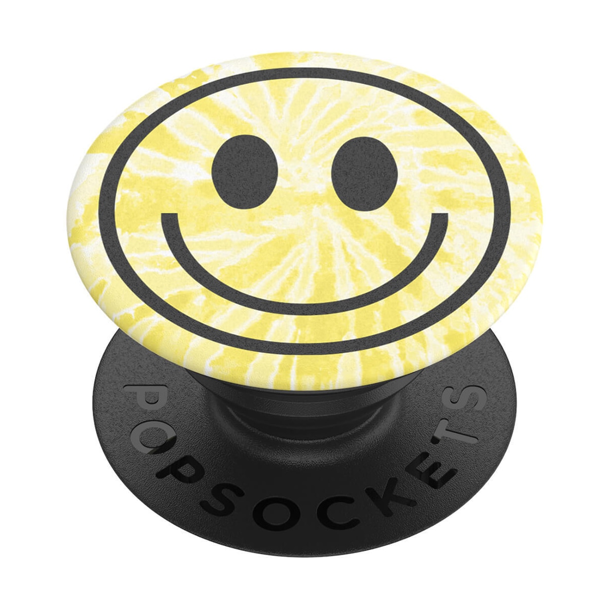 POPSOCKETS Tie Dye Smiley Avtagbart Grip med Ställfunktion