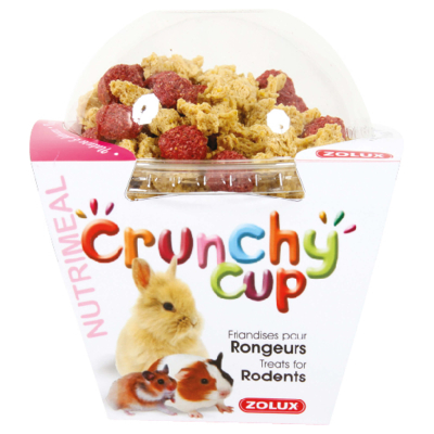Zolux Nagersnack Crunchy Cup Nuggets rote Beete 130g