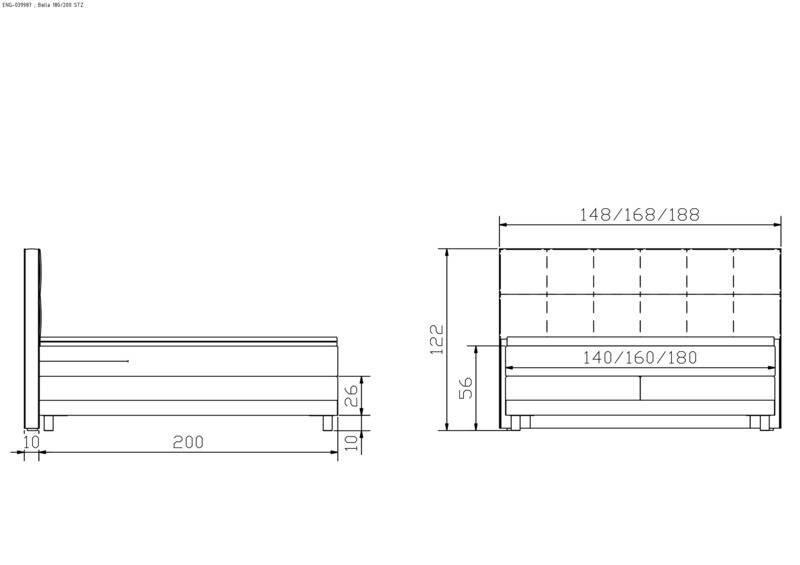 Boxspringbett HASENA BELLA