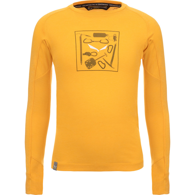 Salewa Kinder Pure Graphic Dry Longsleeve