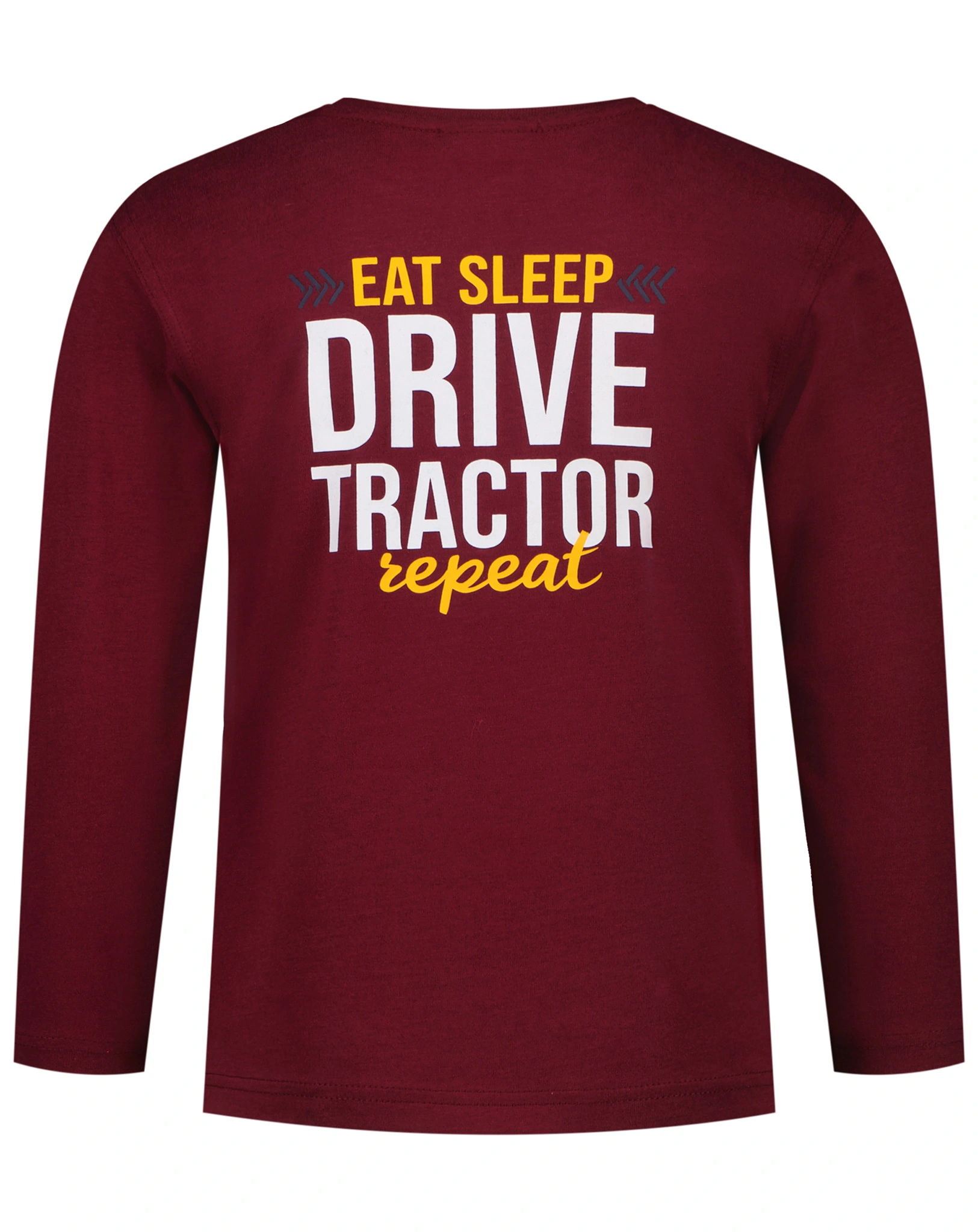 Langarmshirt FULL SPEED - TRACTOR POWER in deep red